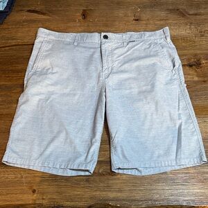 Hurley Light Gray Flat Front Shorts.  Nike Dri-Fit